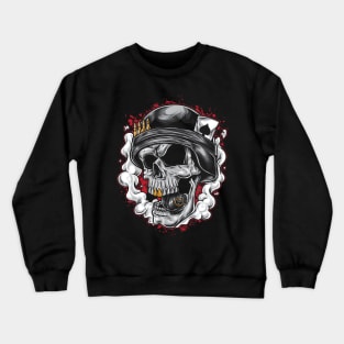 skull army grenade Crewneck Sweatshirt